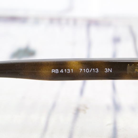 Ray Ban RB 4131 Tortoise Prescription Sunglasses - Picture 5 of 8